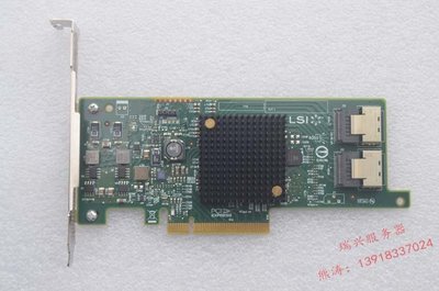 LSI SAS 9205 9207 9217-8i PCI-E3.0 HBA 6Gb SATA3 IT通道卡6T