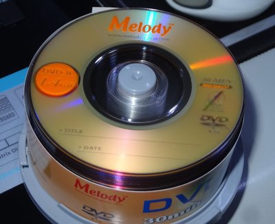 ...點子電腦-北投...◎ MELODY DVD-R 4X 8cm 空白光碟片◎1.4GB/30MIN，10片150元