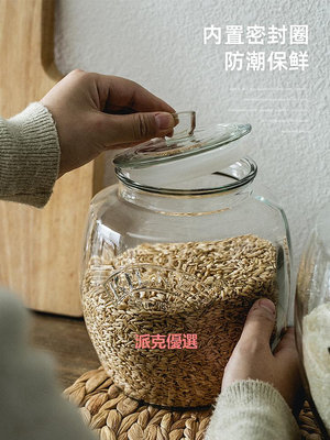 精品Kilner玻璃米桶家用面粉儲存罐米箱雜糧食收納密封防蟲防潮裝米缸