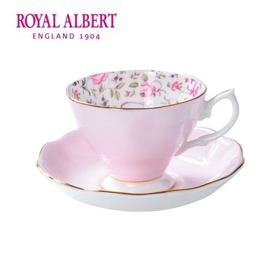 Royal Albert皇家阿爾伯特玫瑰滿花骨瓷咖啡杯碟英式茶具歐式奢華現貨 正品 促銷