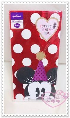 ♥小花花日本精品♥Hello Kitty 迪士尼Disney米奇信封袋生日卡片信封袋點點大臉紅色 60133304