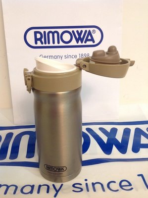 RIMOWA保溫杯 鈦金色 全球限量RIMOWA鈦金版隨身真空保溫壺/保溫瓶/保溫杯