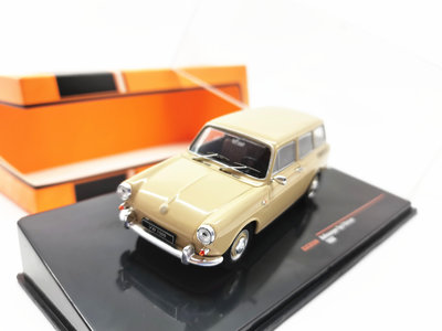 汽車模型 車模 收藏模型IXO 1/43 VW TYP 3 variant 1962 大眾旅行版合金轎車模型