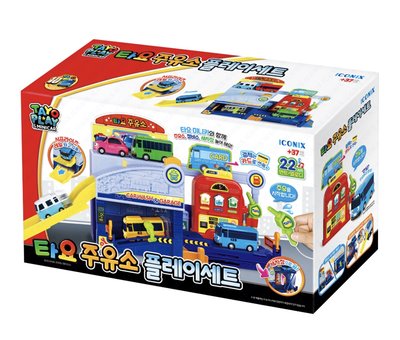 台灣現貨！韓國境內版 Tayo 小巴士 聲光汽油玩具組 聲光 音樂 加油站 軌道 玩具 （不含車子）