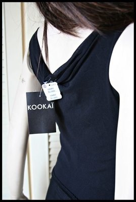 全新專櫃品牌【KOOKAI】性感黑長洋裝