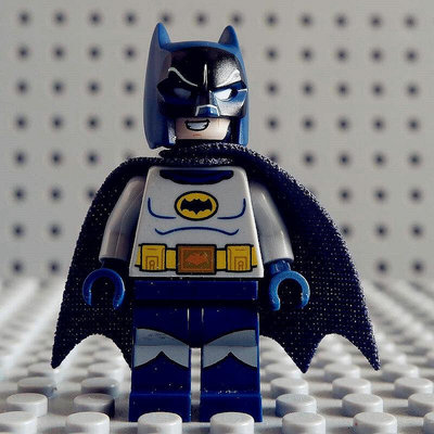 創客優品 【上新】LEGO 樂高 超英人仔 SH703 蝙蝠俠  出自76188   經典造型藍披風 LG1126