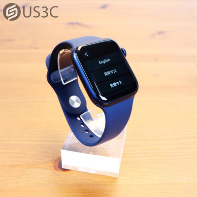 【US3C-板橋店】公司貨 Apple Watch 6 44mm GPS 藍色鋁金屬錶殼 藍色運動錶帶 蘋果手錶 智慧型手錶 二手手錶