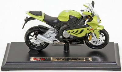 【寶馬摩托車模型】BMW S1000RR 綠色 重型機車模型 Maisto 美馳圖 1/18精品車模