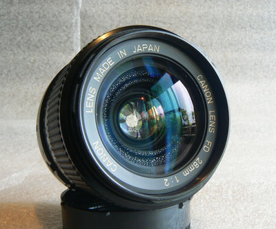 【悠悠山河】特價 外觀新 Canon new FD nFD 28mm F2 大光圈廣角鏡
