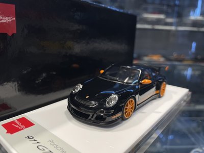 吉華科技@ 1/43 MakeUp EM600D Porsche 911 (997) GT3 RS 2007 Black