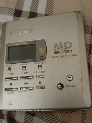 二手新力SONY 數位MD 型號：MZ-R55.功能正常.只有主機一台.綫材耳機電池.買家都需自備.實物拍攝6相片.