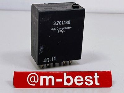 BENZ W124 W126 W201 M102 M103 86-92 冷氣繼電器 壓縮機繼電器 (9腳) (日本外匯) 3701130