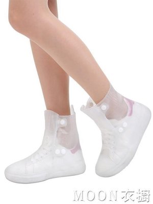 現貨熱銷-雨鞋女士韓國時尚透明可愛雨靴夏季防滑中短筒成人兒童雨鞋套男女
