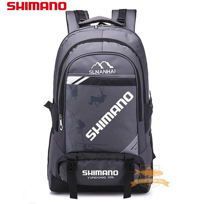 BEAR戶外聯盟Shimano 釣魚袋防水耐磨大容量背包戶外運動旅行露營遠足登山背包
