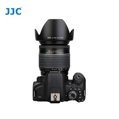 我愛買JJC佳能Canon副廠遮光罩相容原廠EW-78D遮光罩適28-200 18-200mm F/3.5-5.6 IS