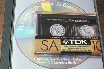 TDK-The Tape CD's Stick to Better-美版,全銀圈,無IFPI