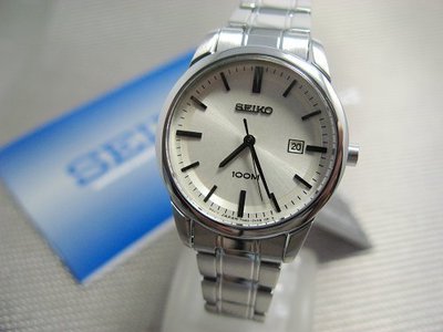 SEIKO WATCH 時尚中型錶徑單日期鋼帶女妝腕錶型號: SXDG25P1