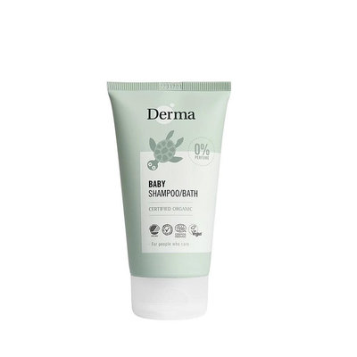 ♡NaNa Baby♡ 丹麥 Derma 寶寶系列 - 有機水嫩洗髮沐浴露 150ml