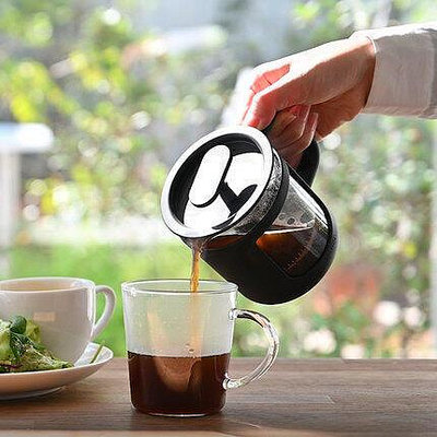 現貨：:HARIO PRESSU法壓壺茶壺咖啡壺免濾紙濾壓壺耐熱玻璃