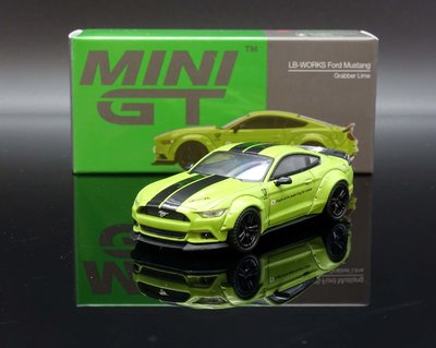 【MASH】現貨特價 Mini GT 1/64 LB-WORKS Ford Mustang 萊姆綠 #426