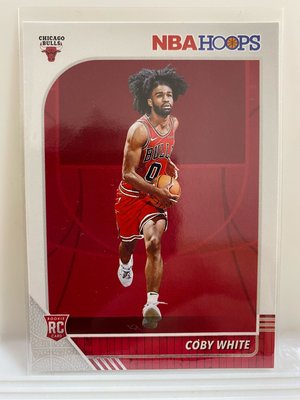 P 2019-20 Panini NBA Hoops #204 Coby White Chicago Bulls RC Rookie