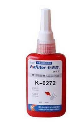 卡夫特K-0272厭氧膠螺絲膠螺紋膠紅色高強度難拆卸耐高溫