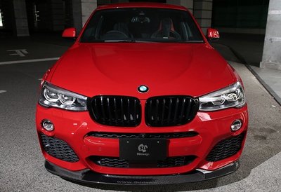 【樂駒】3D Design BMW F26 X4 前下巴 前下擾流 碳纖維 carbon 輕量化 套件 日本 改裝 大廠