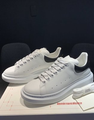 [ 羅崴森林 ] Alexander McQueen SS23白皮革 Leather Sneaker低幫球鞋