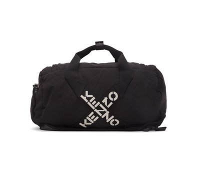 [全新真品代購-S/S21 SALE!] KENZO LOGO 黑色 後背包 / 旅行包 (兩用)