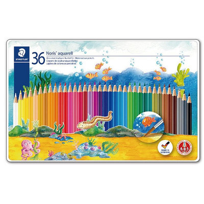 STAEDTLER 施德樓 水性色鉛筆 36色組 /盒 MS14410M36