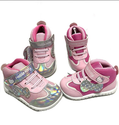 專櫃 Hello Kitty 723236最新款 短靴運動鞋 布鞋 臺灣製造MIT 13~18號 紫/粉色
