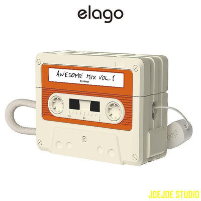 JOEJOE STUDIO[elago] 盒式磁帶Cassette Tape Airpods Pro2 保護殼(適用 Airpods Pro 2)