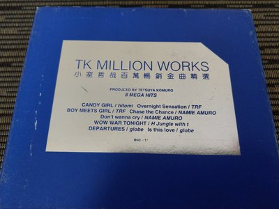 日本CD-小室哲哉 / 百萬暢銷金曲精選 TK MILLION WORKS, 絕版 (非蔡琴) NJ1