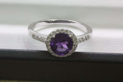 天然紫水晶2.6克拉 925純銀戒指 賣場內有 碧璽 黃水晶 海藍寶 紫黃晶 紅石榴石 蛋白石 碧璽 紅寶石 藍寶石