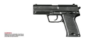 【磐石】UMAREX/VFC H&amp;K USP 9mm 瓦斯短槍- V3-USP-B1