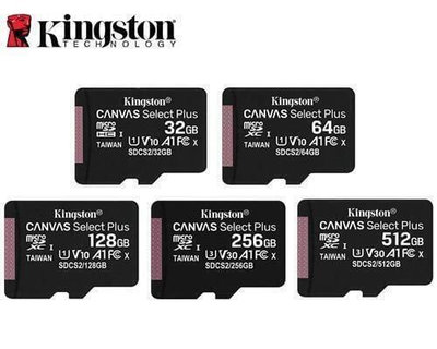 Kingston 金士頓 100MBs 256G 128G 64G 32G micro SD A1