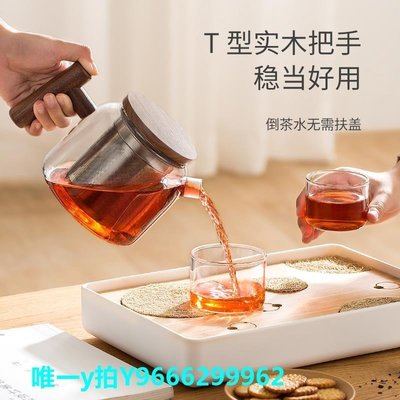 促銷打折  木笙玩物玻璃壺日式花茶壺大肚壺家用水果茶壺套裝茶具高檔沖茶器