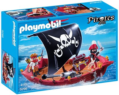 [PiggyLand]頂溪站自取 全新現貨 摩比 Playmobil 5298 海盜船 摩比人 聖誕禮物 交換禮物 積木