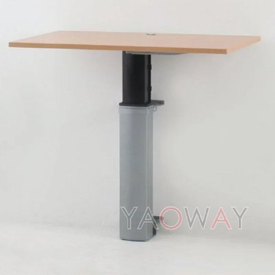 【耀偉】丹麥Conset-電動升降桌501-19 壁掛式升降柱/不佔用空間/工作平台-桌腳+桌板100x60 cm
