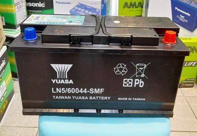 《台北慶徽》湯淺 YUASA 100AH LN5/60044-SMF BENZ BMW 歐洲車專用高性能免保養電池