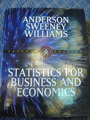 ＊阿威的舊書香＊【Statistic for Business & Economics/會計學第7版】書況絕佳     $150