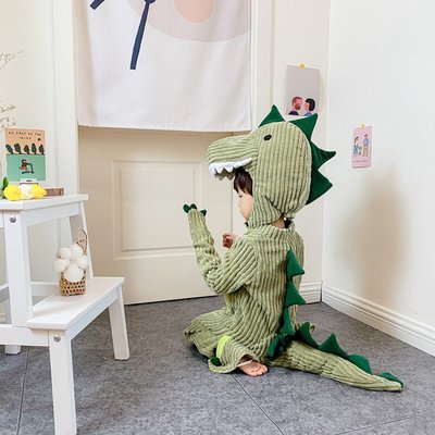 【現貨】萬圣節兒童服裝寶寶動物造型衣服男童童裝小恐龍裝扮cos服幼兒園