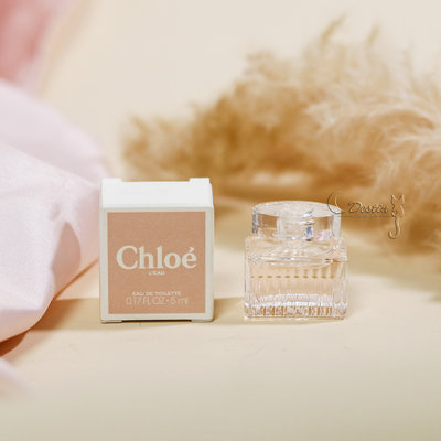 Chloe 粉漾玫瑰 L'Eau 女性淡香水 5mL 沾式 香水 Q香 附盒裝