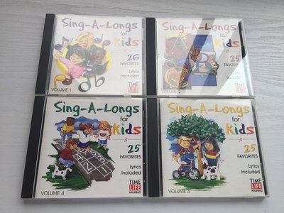 幼兒英文CD sing a longs for kids time life music