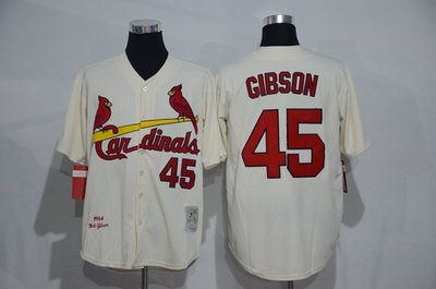 Cardinals棒球服MLB紅雀隊球衣18號黃色30914562014短袖T恤開衫