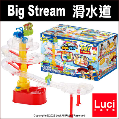 玩具總動員 Toy Story Big Stream 日本 TAKARA TOMY 涼麵水樂園 流水麵機 立體滑水道