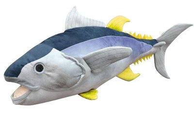 17717c 日本進口 超大隻 限量品 好品質 柔順  黑鮪魚 金槍魚 魚類 大魚 擺件絨毛娃娃玩偶布偶收藏品送禮禮品