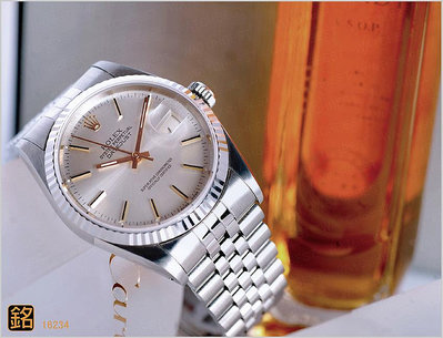 大銘腕錶 二手極新品 勞力士 ROLEX 蠔式 16234 銀白面 36MM RX293892