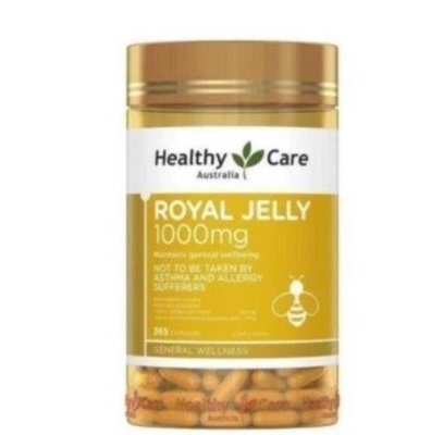【悅雅】 澳洲 Healthy Care Royal Jelly 蜂王乳膠囊1000mg 365顆/罐