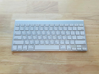 台中 Apple Keyboard 無線藍芽鍵盤 白色 A1314  一代 電池板
